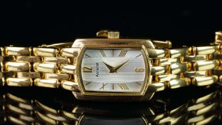 NEW OLD STOCK - LADIES' GOLD PLATED ACCURIST QUARTZ WRIST WATCH, REF LW817, 19mm gold plated case,