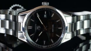 GENTLEMEN'S TAG HEUER CARRERA AUTOMATIC, CALIBER 5, BRACELET WATCH, AUTOMATIC WRISTWATCH, circular