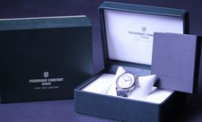 GENTLEMEN'S FREDERIQUE CONSTANT WORLDTIMER, REF. FC-718WM456, IN-HOUSE MOVEMENT, W/BOX & PAPERS,