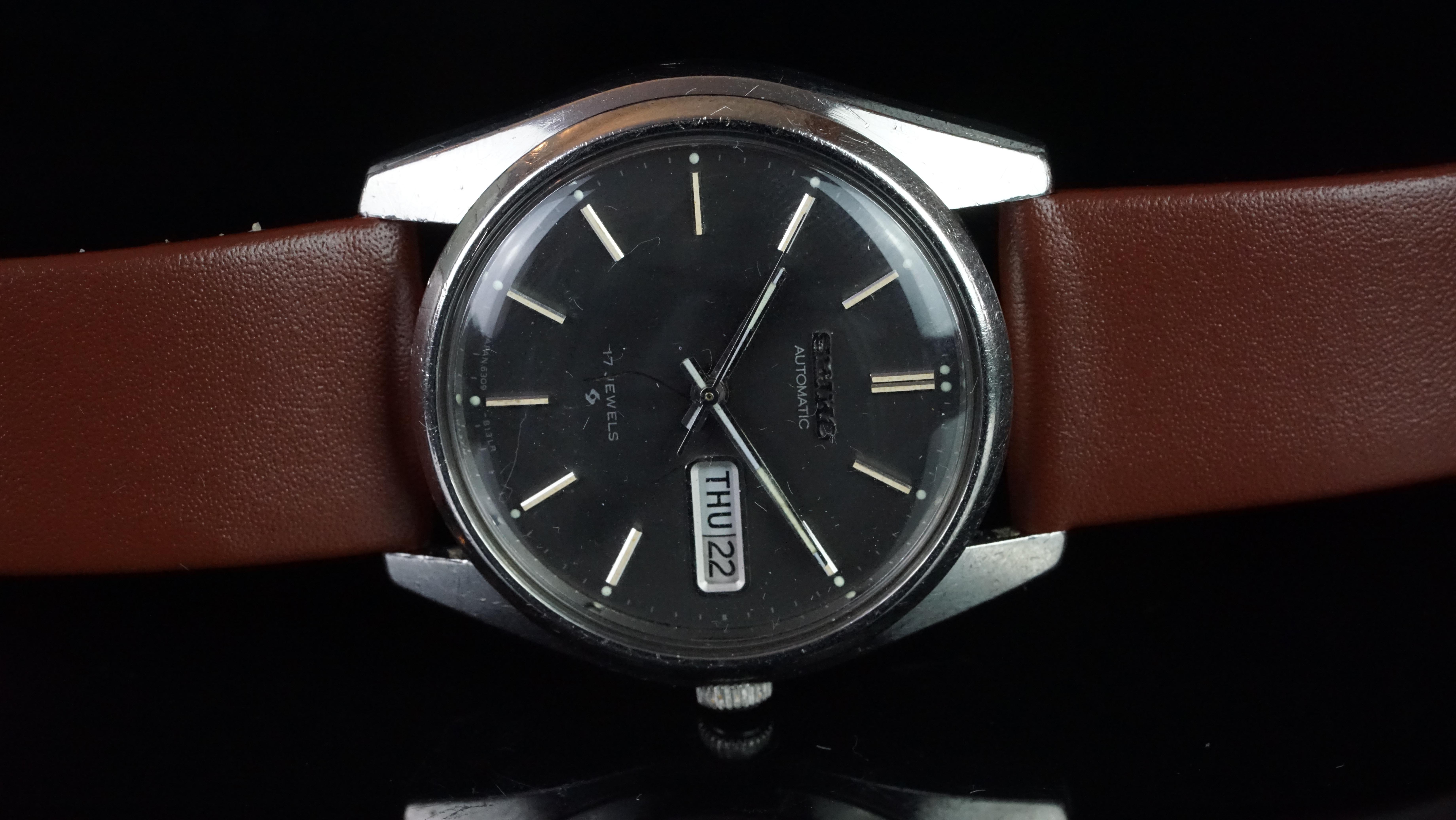 TO BE SOLD WITHOUT RESERVE* GENTLEMEN'S SEIKO AUTOMATIC, REF. 6309-8020,  CIRCA. 1977, VINTAGE