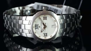 LADIES' MAURICE LACRIOX BRACELET WATCH, REF. AF23230, 79861, QUARTZ WRISTWATCH, circular white