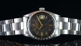 RARE GENTLEMEN'S ROLEX OYSTER PERPETUAL DATEJUST, REF. 6605, CIRCA. 1958, CAL. 1066, W/ ORIGINAL