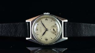 GENTLEMEN'S ZENITH "TRENCH" WATCH, CIRCA 1940's, VINTAGE MANUALLY WOUND WRISTWATCH, circular