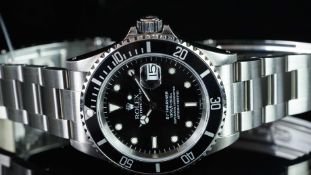 GENTLEMEN’S ROLEX OYSTER PERPETUAL SUBMARINER, REF. 16610, U SERIAL CIRCA. 1997, ALUMINIUM BEZEL,