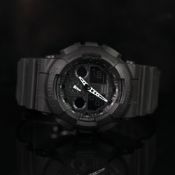 GENTLEMEN'S CASIO G-SHOCK, REF. GA-100, MODULE 5081, QUARTZ WRISTWATCH, analogue and digital display