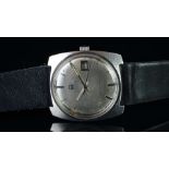 GENTLEMEN'S TISSOT VISODATE SEASTAR SEVEN, CIRCA 1970's, CUSHION CASE DRESS WATCH, MANUALLY WOUND