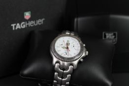 TAG HEUER PROFESSIONAL CHRONOGRAPH REFERENCE CG1112-0, white dial, luminous hour markers, three