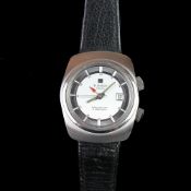 RARE GENTLEMEN'S TISSOT NAVIGATOR SONOROUS ALARM, REF. 40530-1X, W/ STRAP & BUCKLE, VINTAGE MANUALLY