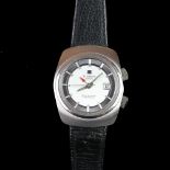 RARE GENTLEMEN'S TISSOT NAVIGATOR SONOROUS ALARM, REF. 40530-1X, W/ STRAP & BUCKLE, VINTAGE MANUALLY