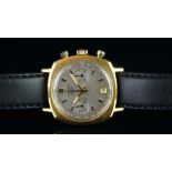 GENTLEMEN'S HEUER CAMERO REF. 73445, CIRCA 1970's, MANUALLY WOUND WRISTWATCH, circular silver