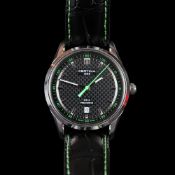 GENTLEMEN'S CERTINA DS-2 PRECIDRIVE, LIME GREEN HIGHLIGHTS, W/ BOX & PAPERS, QUARTZ WRISTWATCH,