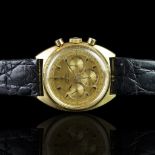 RARE GENTLEMEN'S 18K YELLOW GOLD OMEGA SEAMASTER CHRONOGRAPH, REF. 145.006, CAL. 321, CIRCA. 1966,