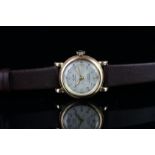 LADIES' VINTAGE ENICAR AUTOMATIC, circular dial, Arabic numerals, luminous hour markers,28mm gold