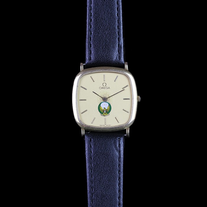 GENTLEMEN'S OMEGA DE VILLE, UAE MILITARY EMBLEM, CIRCA. 1993, REF. 195.0077, QUARTZ WRISTWATCH, - Image 2 of 8