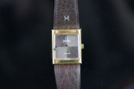 LADIES' OMEGA DE VILLE, REF. 551.0069, CAL. 661, VINTAGE MANUALLY WOUND WRISTWATCH, square dial with