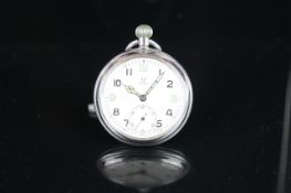 RARE OMEGA MILITARY SIGNED POCKET WATCH, REF. 1140, G.S.T.P. F070781, VINTAGE MANUALLY WOUND