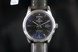 GENTLEMEN'S BREITLING TRANSOCEAN DAY/DATE, REF. A45310, BREITLING SIGNED STRAP & BUCKLE, AUTOMATIC