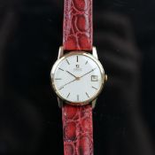 GENTLEMEN'S 9K GOLD OMEGA, REF. 162.5430, CAL. 1012, CIRCA. 1977, VINTAGE AUTOMATIC WRISTWATCH,