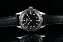 RARE VINTAGE HAMILTON G.S WITH BOX AND PAPERS DATED 1966, circular black dial, Arabic numerals,