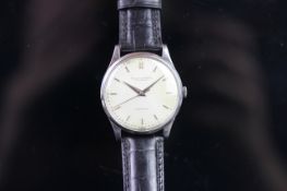 GENTLEMEN'S INTERNATIONAL WATCH CO. IWC, AUTOMATIC WHITE DIAL DRESS WATCH, VINTAGE AUTOMATIC