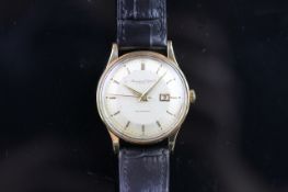 GENTLEMEN'S 18K GOLD INTERNATIONAL WATCH CO. IWC, AUTOMATIC, PIE PAN DIAL, VINTAGE AUTOMATIC