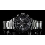 ORIS WILLIAMS F1 TEAM AUTOMATIC CHRONOGRAPH REFERENCE 7614, circular black dial, twin subsidiary