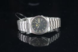 GENTLEMEN'S SEIKO 5 DAY DATE AUTOMATIC WRISTWATCH REF. 7009 -3130 CIRCA AUGUST 1991, circular