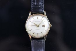 GENTLEMEN'S 18K GOLD INTERNATIONAL WATCH CO. IWC, AUTOMATIC, PIE PAN DIAL, VINTAGE AUTOMATIC