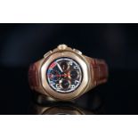 GENTLEMEN'S GIRARD PERREGAUX 18CT GOLD BMX ORACLE RACING LTD EDITION CHRONOGRAPH 23/150 REF.