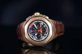 GENTLEMEN'S GIRARD PERREGAUX 18CT GOLD BMX ORACLE RACING LTD EDITION CHRONOGRAPH 23/150 REF.