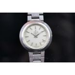 GENTLEMEN'S ZENITH AUTOMATIC 28800 VINTAGE WRISTWATCH, circular silver dial with silver hour markers