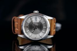 GENTLEMEN'S ROLEX OYSTER PERPETUAL DATEJUST WRISTWATCH REF. 16200 W/ SERVICE PAPERS, circular two