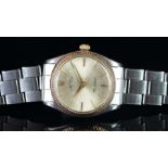 GENTLEMEN'S ROLEX OYSTER PERPETUAL VINTAGE WRISTWATCH REF. 1005 CIRCA 1959/60, circular silver