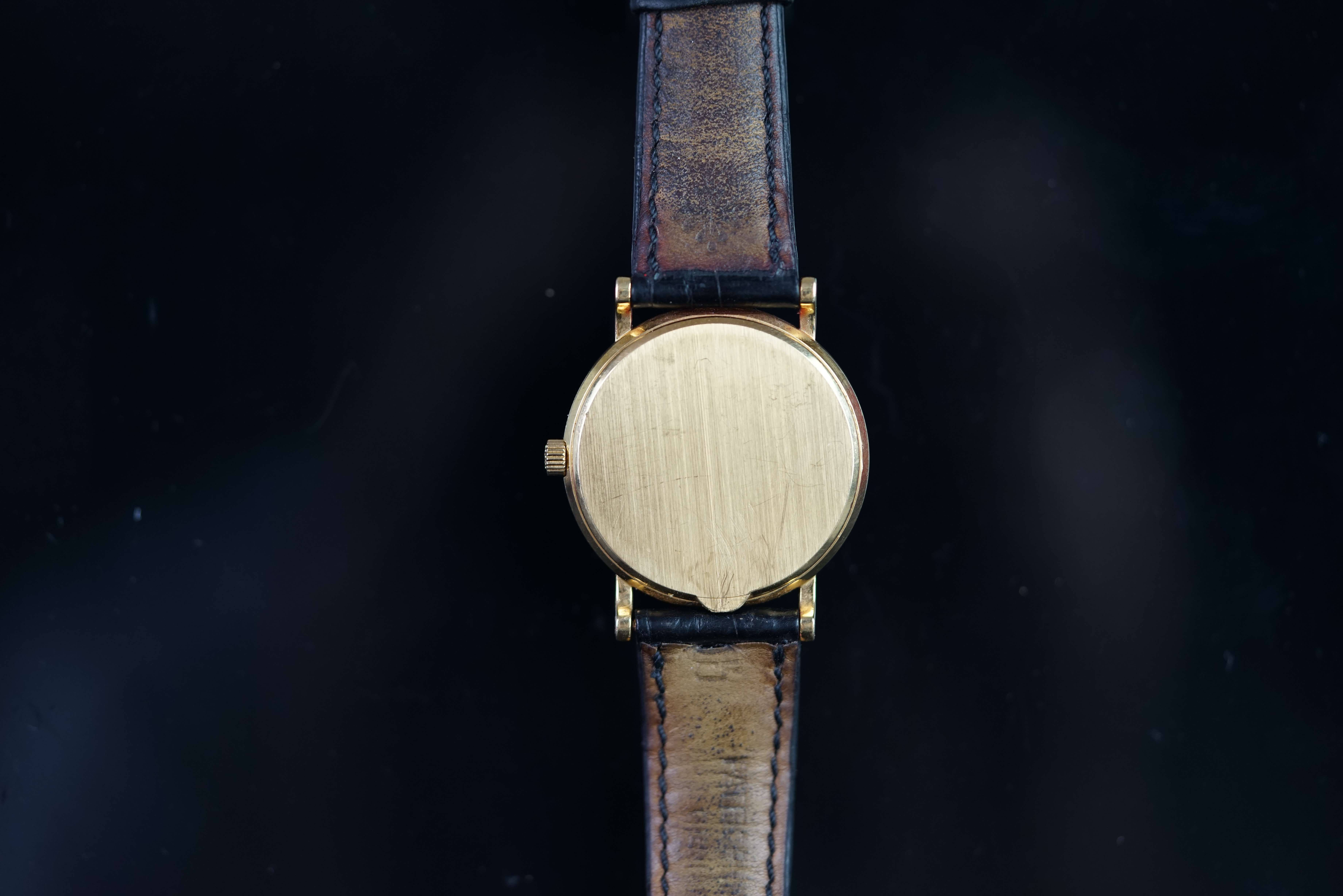 GENTLEMEN'S PATEK PHILLIPE CALATRAVA 18CT GOLD WRISTWATCH REF. 3802, circular white dial with - Image 2 of 4