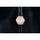 GENTLEMEN'S FRANK MULLER HEART 18CT ROSE GOLD WRISTWATCH REF. 5002 M QZ, two tone silver heart