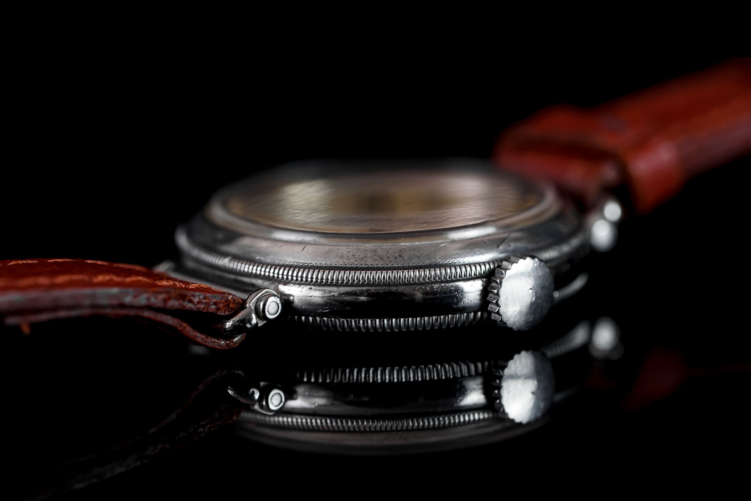 GENTLEMEN'S LONGINES/ PAGE KEEN & PAGE VINTAGE WRISTWATCH CIRCA 1920/30, circular silver dial with - Image 3 of 3