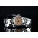 LADIES ROLEX OYSTER PRECISION WRISTWATCH CIRCA 1940 REF. 4271, circular patina with arabic