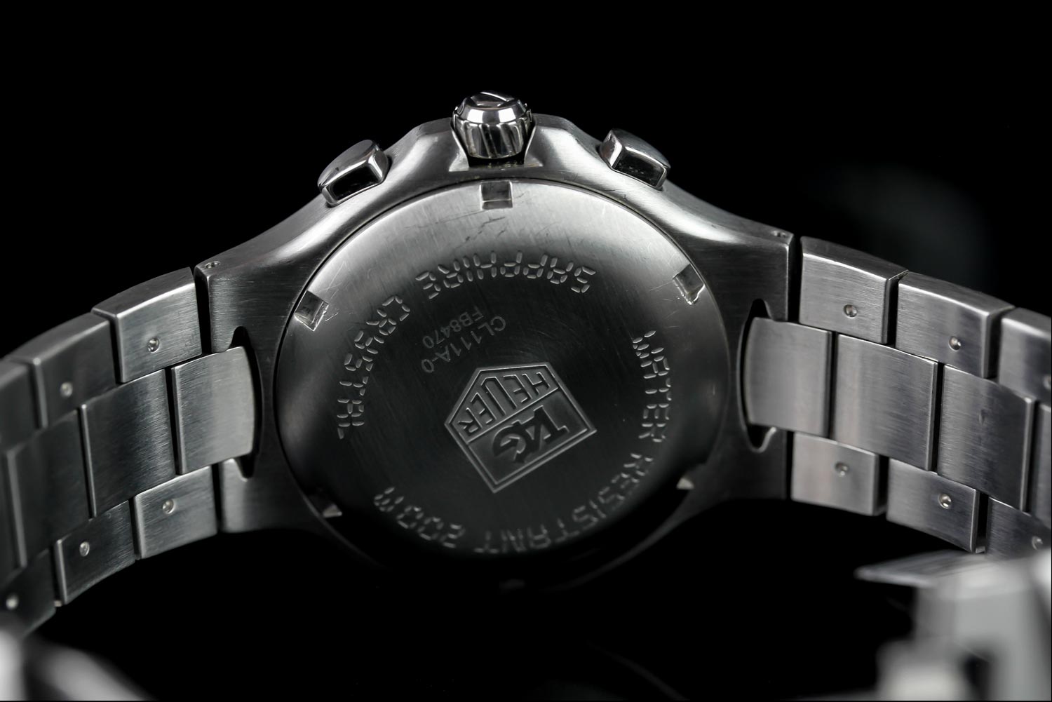 GENTLEMEN'S TAG HEUER KIRIUM WRISTWATCH REF CL111A-0, circular black digital dial, rotating bezel, - Image 3 of 3