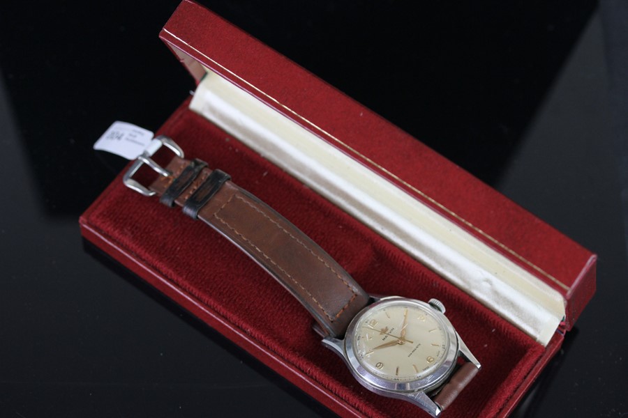 *TO BE SOLD WITHOUT RESERVE* GENTLEMENS MARVIN NON MAGNETIC WRISTWATCH W/ BOX, circular patina - Image 2 of 5