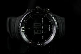 SUUNTO MILITARY CORE WATCH,black ana/ldigi black dial, 44mm black plastic case,steel coin screw