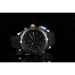 GENTLEMEN'S BREITLING WINDRIDER B15047 SN 397 , round, black dial with illuminated hands, gold baton