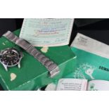 GENTLEMENTS ROLEX OYSTER PERPETUAL SUBMARINERS 'METERS FIRST' WRISTWATCH CIRCA 1966 REF. 5513 W/ BOX