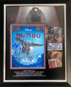 Dumbo Multi Signed by 10, A stunning 11x14 colour photo hand signed clearly by Tim Burton, Eva