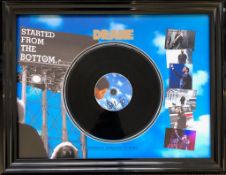 Drake, Album CD signed by Hip-Hop Star Drake presented using a stunning photographic mount and