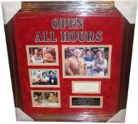 Open All Hours, A stunning Open All Hours Presentation, signed by David Jason, RonnieBarker and