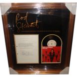 Rod Stewart, Original contract (carridge of goods for tour) signed by Rod Stewart. Professionally
