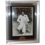 David Essex, 16x12 Photo signed by David Essex. Framed and mounted to museum standard. Overall