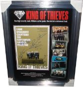 Multi signed photo signed by the cast of King of Thieves.