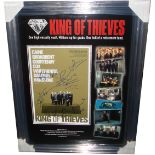 Multi signed photo signed by the cast of King of Thieves.