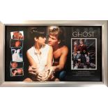 Ghost signed by 3, A fantastic RARE presentation hand signed clearly by Patrick Swayze, Demi Moore